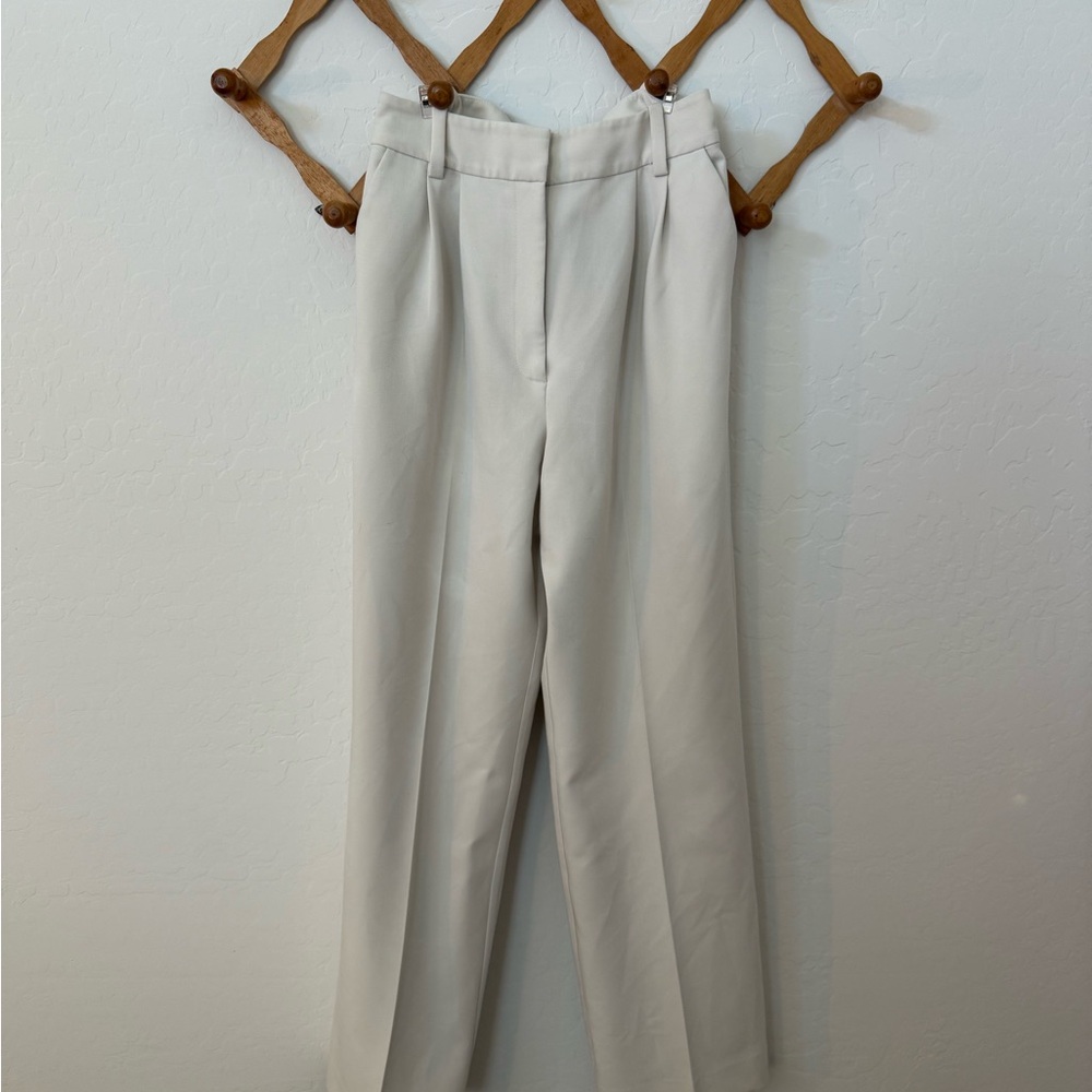Favorite Daughter Classic Cream Trousers